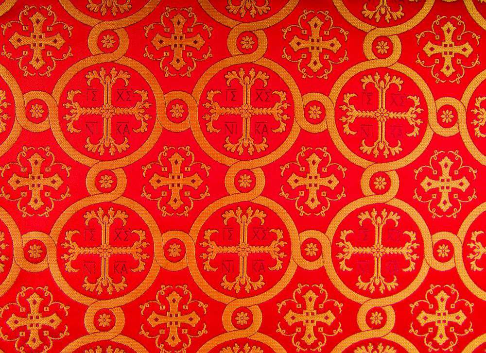 Brocade (Nika) for vestments red for sale
