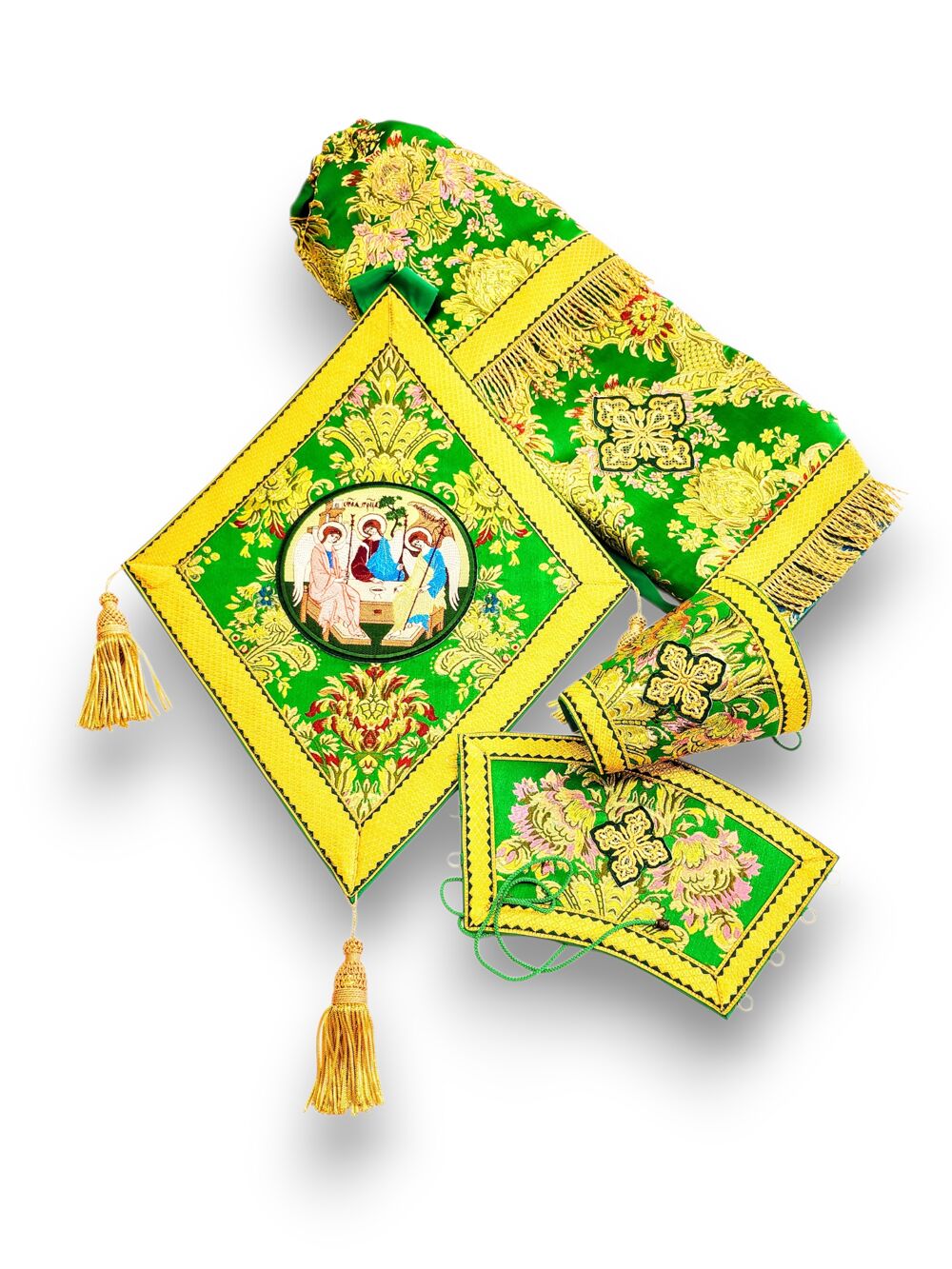 Green Liturgical Vestments of a Bishop Orthodox