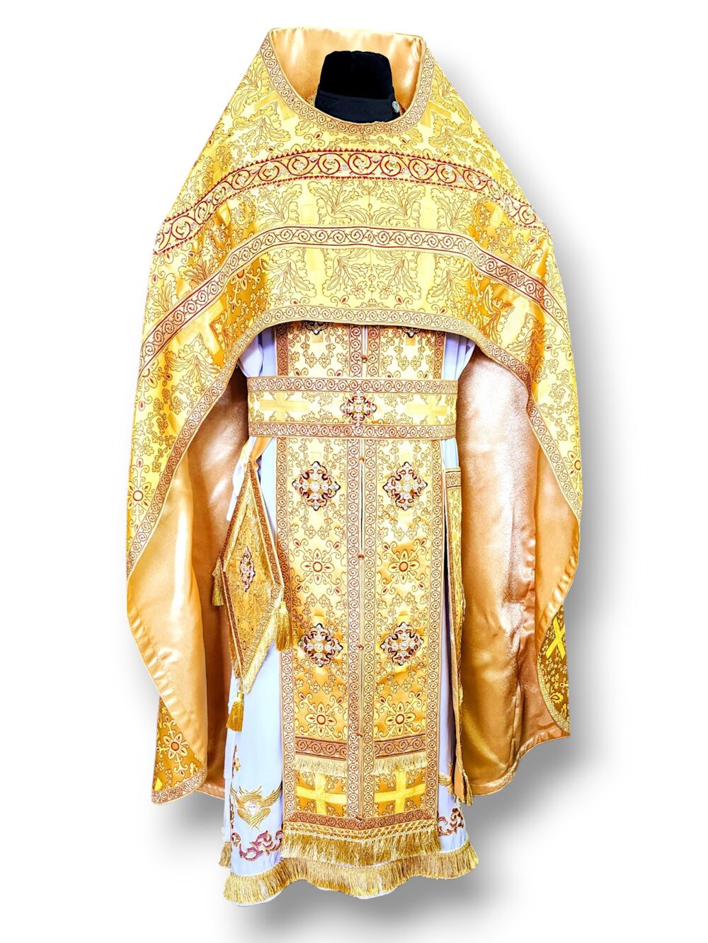 Ready-Made Priest's Vestment Embroidered with Swarovski Stones, 20–21'' / 5'9''–6'0''