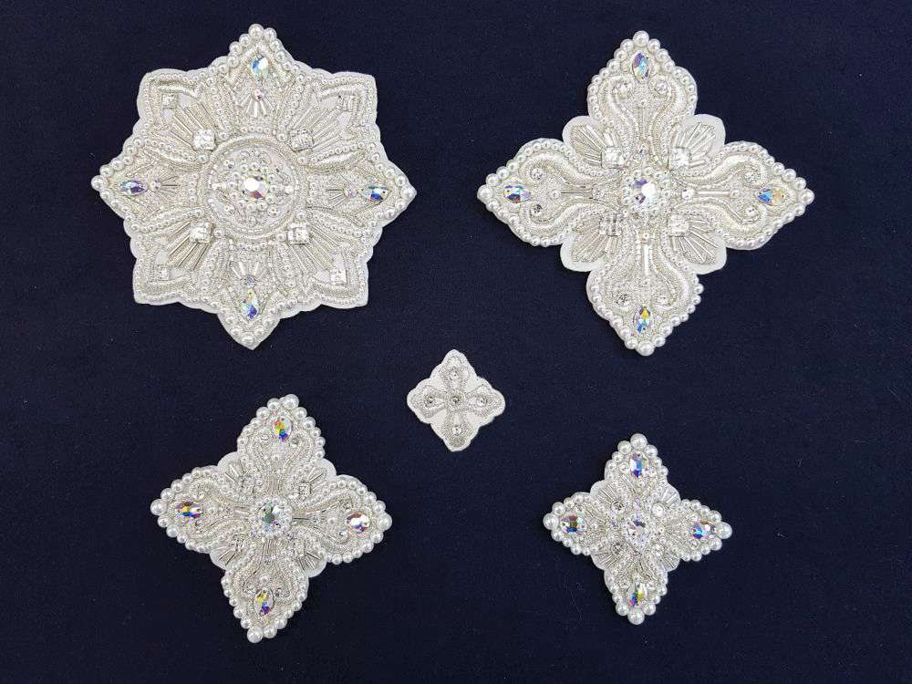 Crosses for Vestment of Bishop white buy