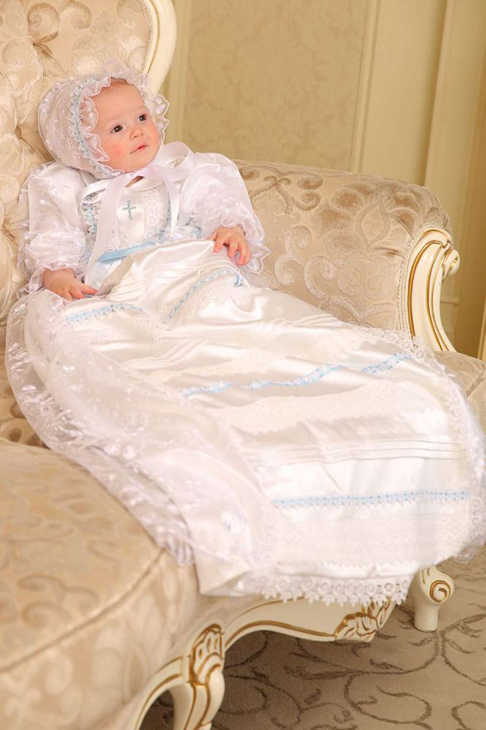 Baptism, christening set for boy (Joy and tenderness) for sale