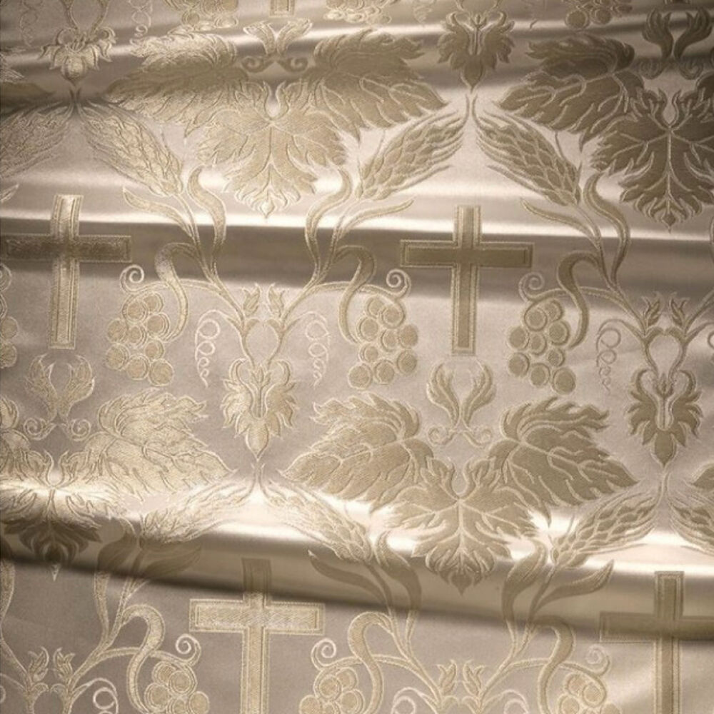 Whitebrocade for vestments (Chigirinskaya)