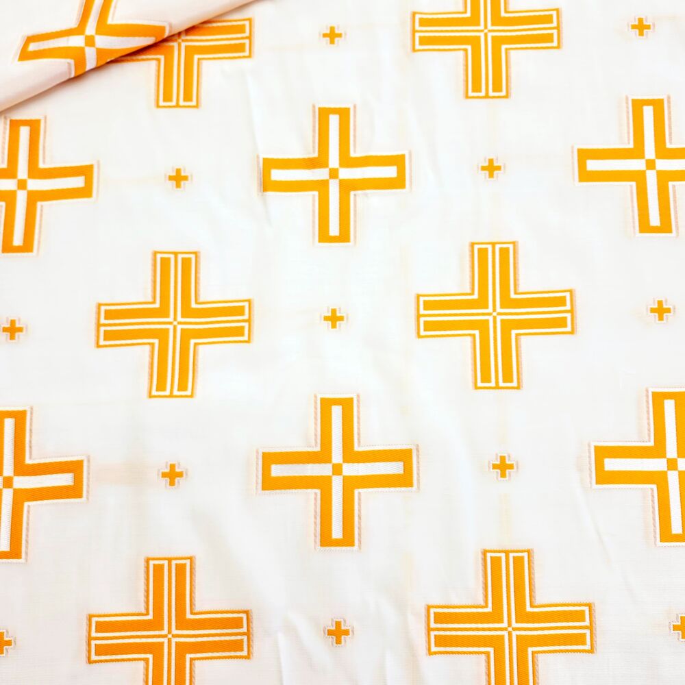 Brocade white (Crosses)