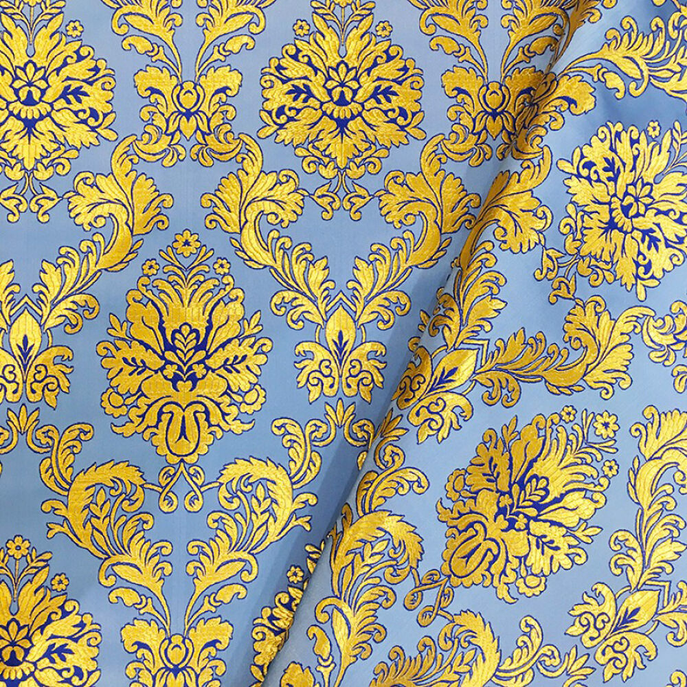 Church brocade blue with gold (Knyazna)