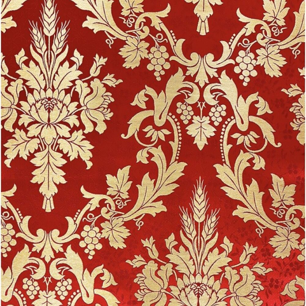 Church brocade with floral ornament (Field Spikelet)