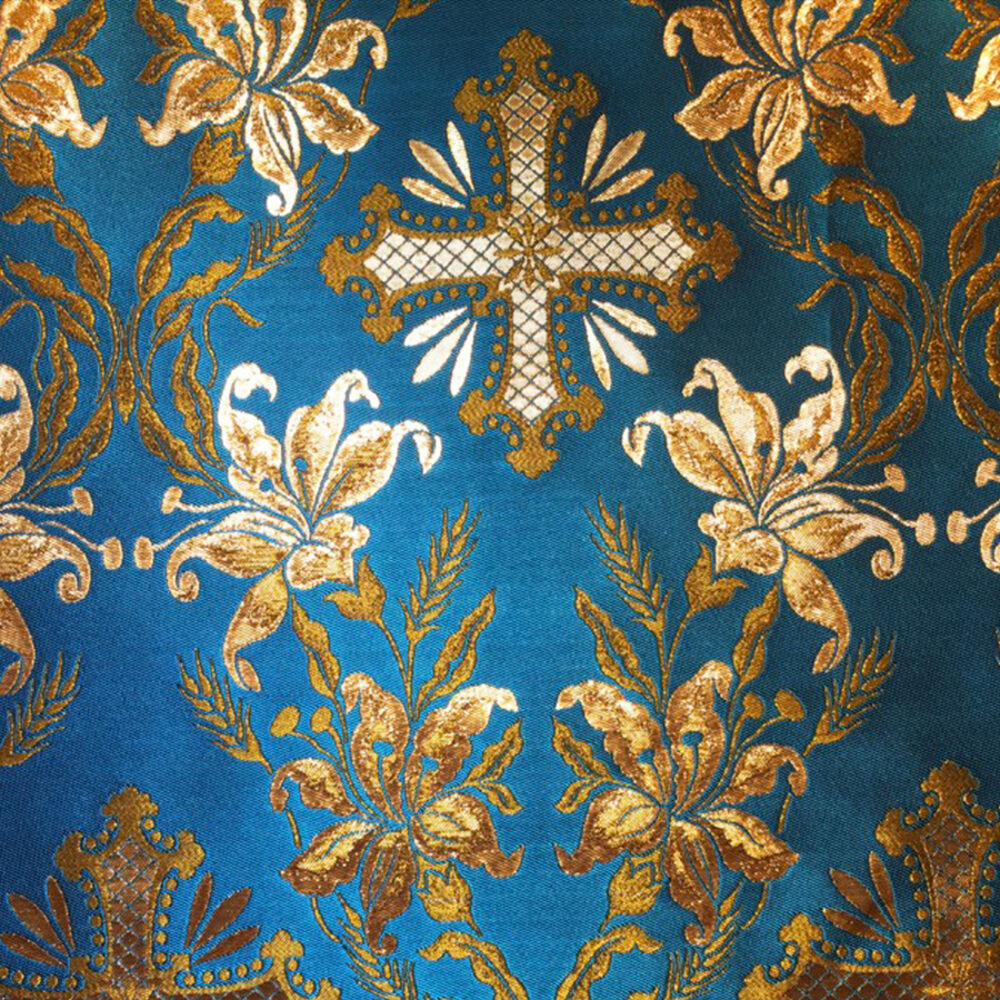 Brocade for vestments (Fadeless Flower)