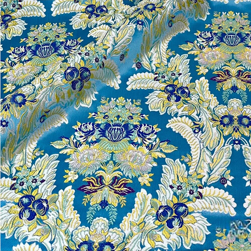 Brocade for robes (Pokrovskaya) blue