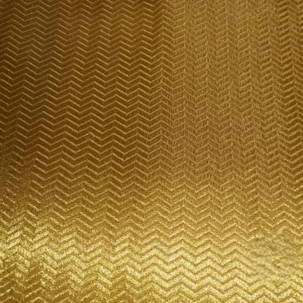 Brocade for embroidery (Herringbone) gold