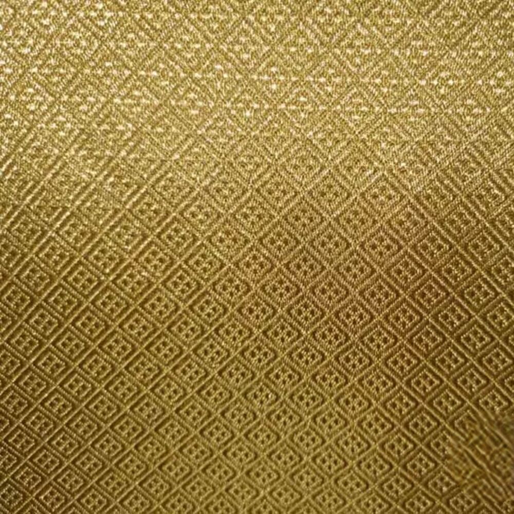 Brocade for embroidery (Rhombus) dark gold