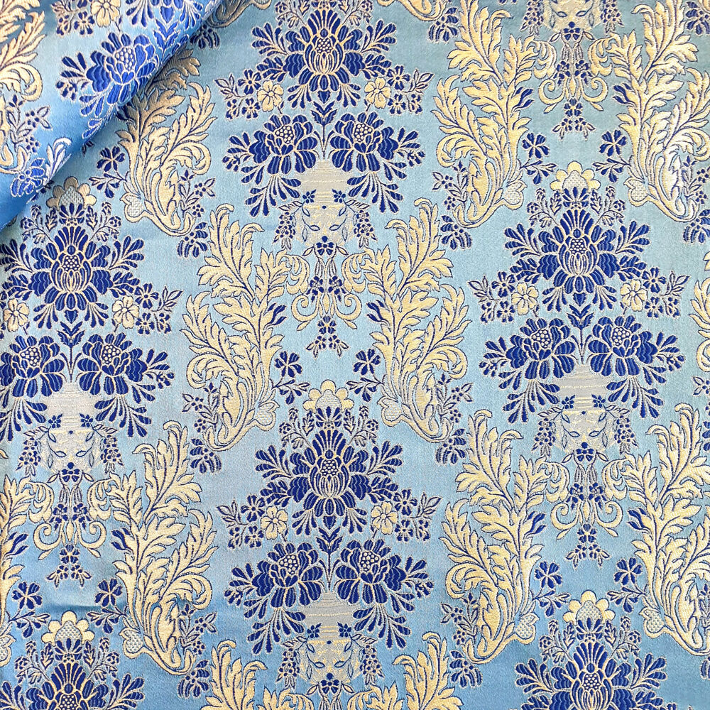 Greek Brocade skyblue (Aurelius)