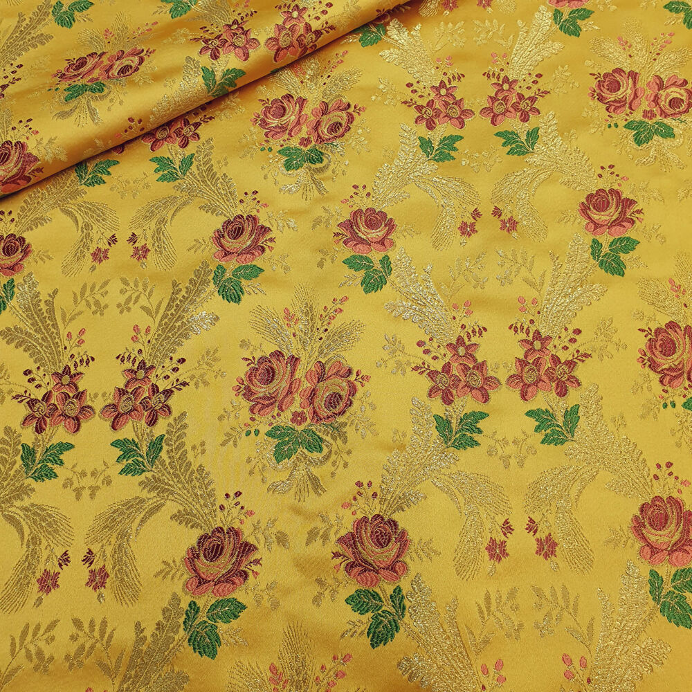 Greek Brocade yellow (Olives)