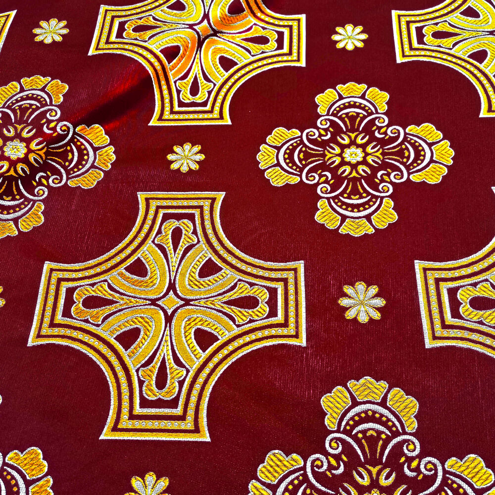 Greek Brocade dark red (Lagoda)