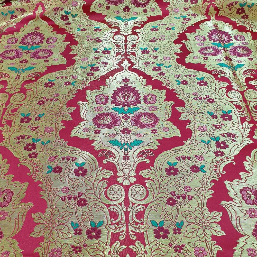 Greek Brocade red (Vvedenskaya)