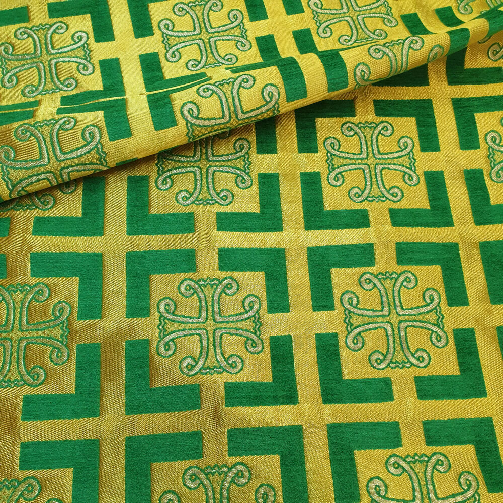 Brocade yellow with green (Capernaum)