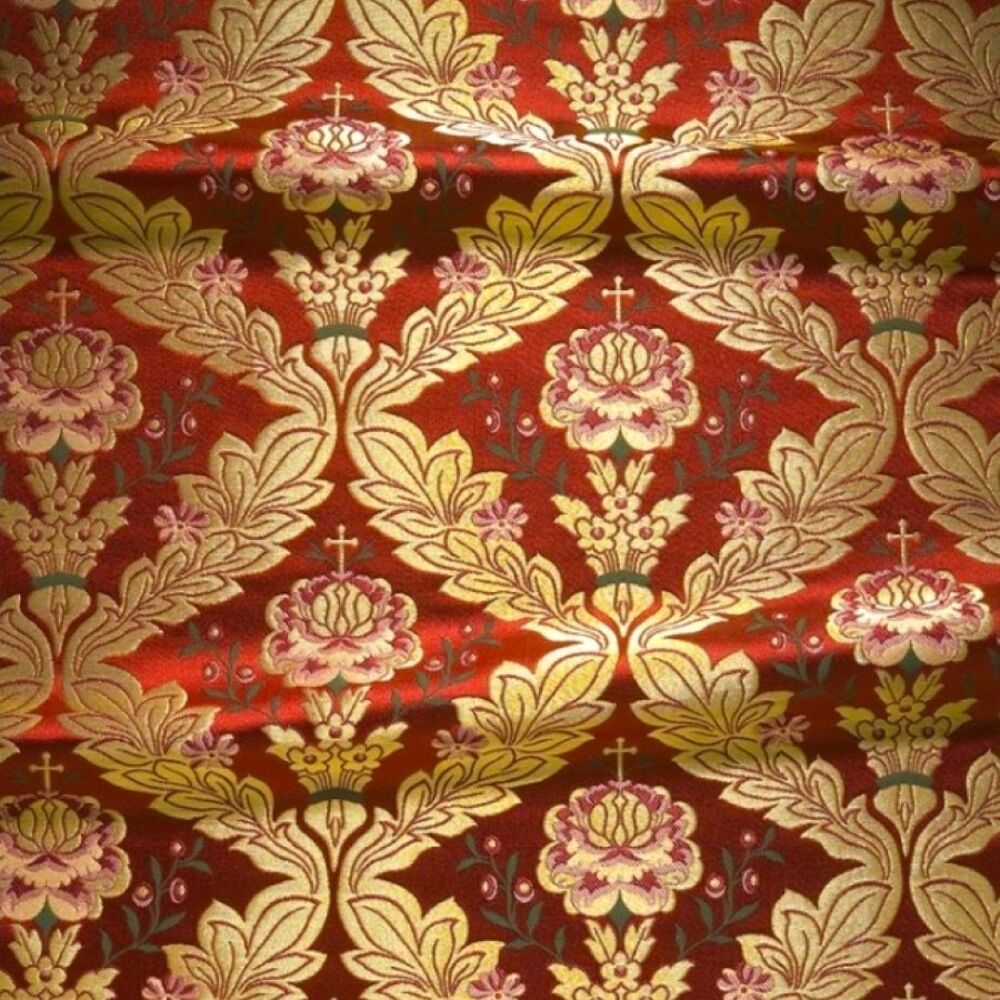 Brocade (Azalea) with floral pattern