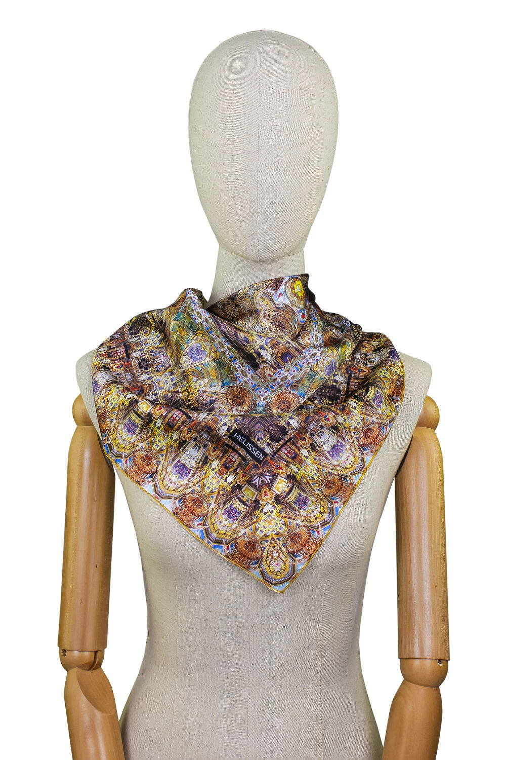 Silk Head Scarf (Pochayiv Lavra 4 designs)