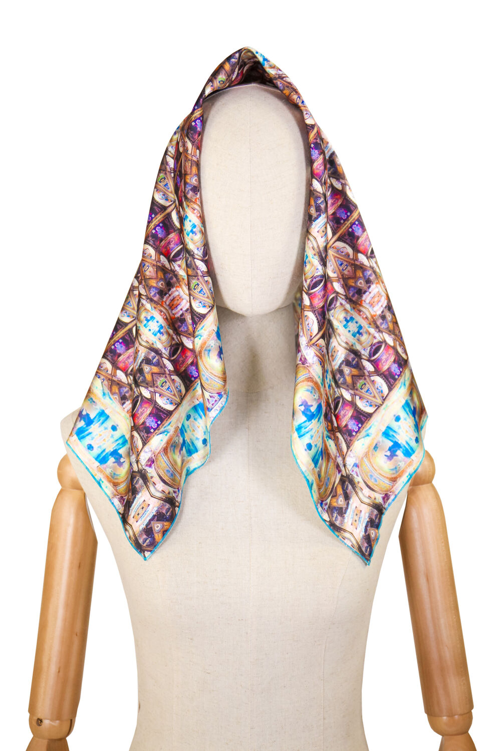 Silk Headscarf for women (St Volodymyr's Cathedral first design)