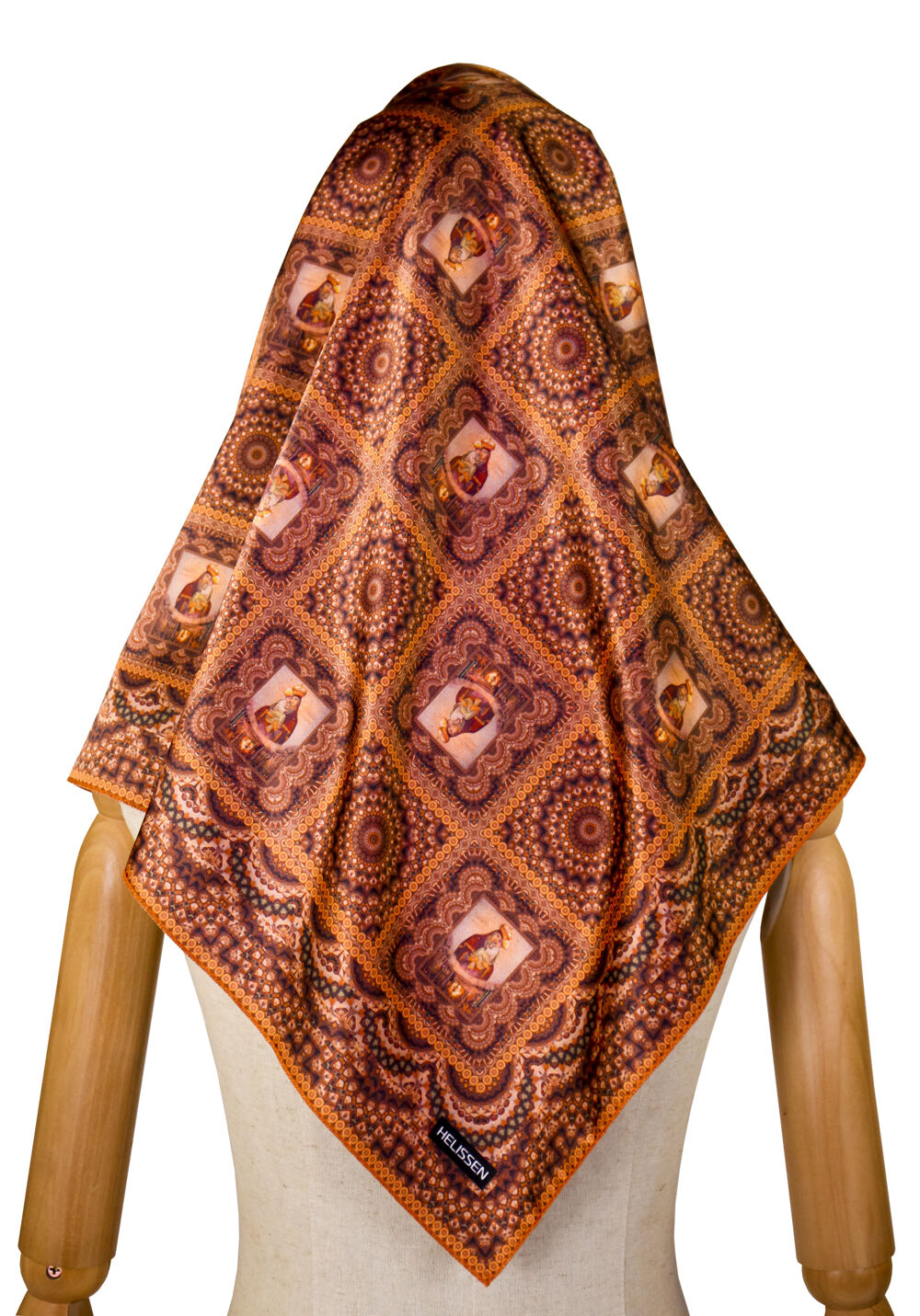 Silk Head Scarf (St. Elijah's Church icon) church vestments