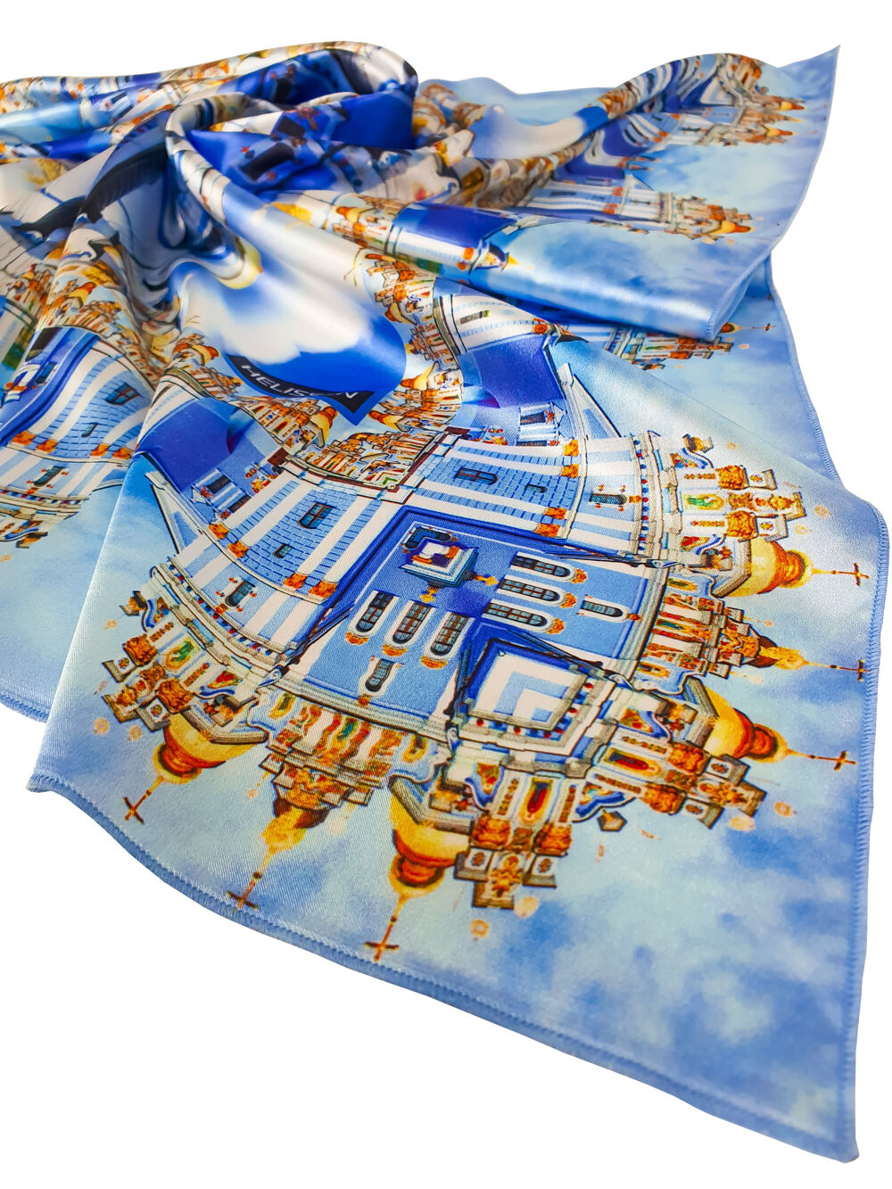 Headscarf (St. Michael's Cathedral cross) Greek fabric