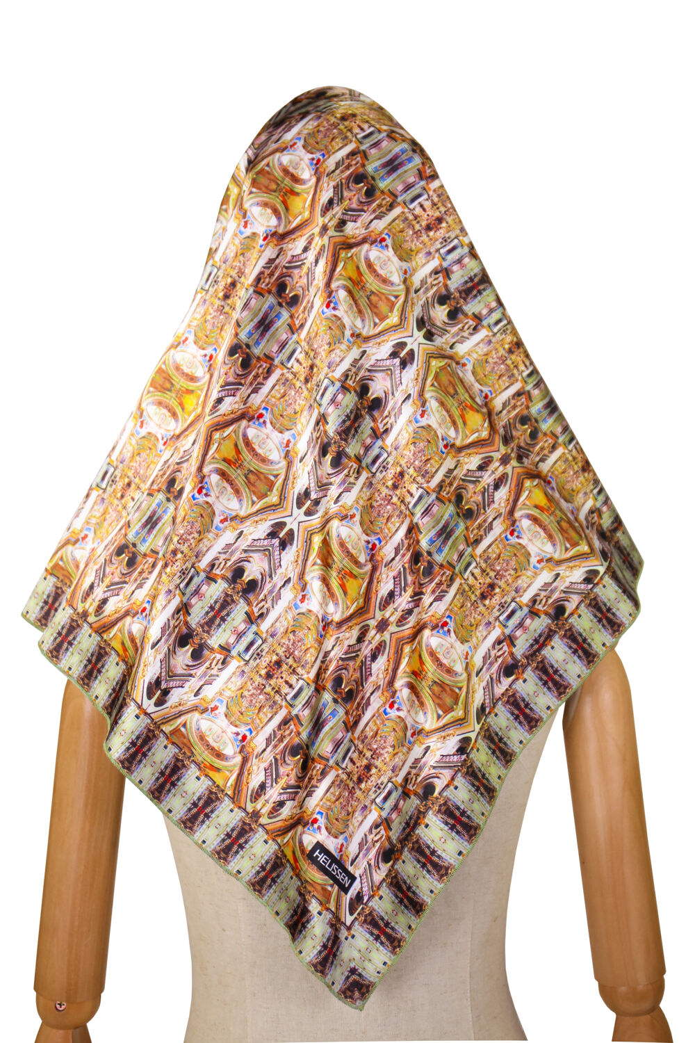 Head Scarf for women (Pochayiv Lavra bright) Greek fabric