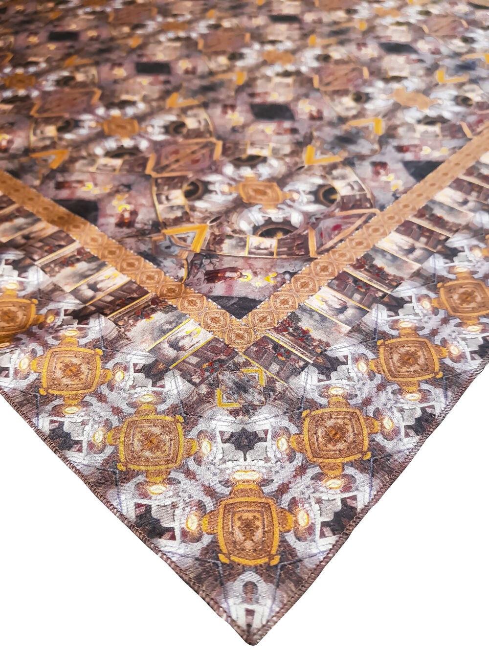 Cute Headscarf (Kyiv Pechersk Lavra brown) buy