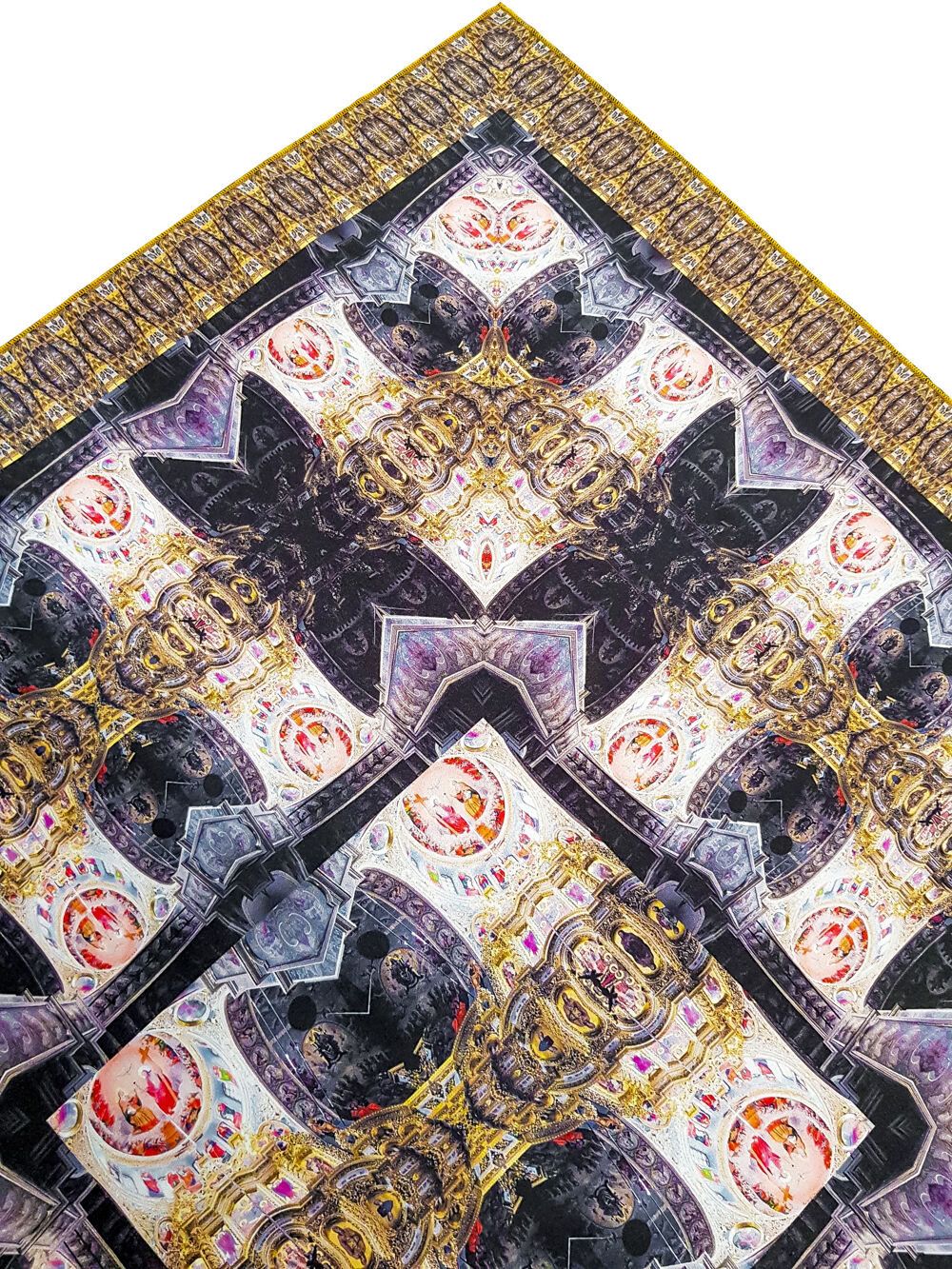 Silk Headscarf (Kyiv Pechersk Lavra dark) liturgical vestments