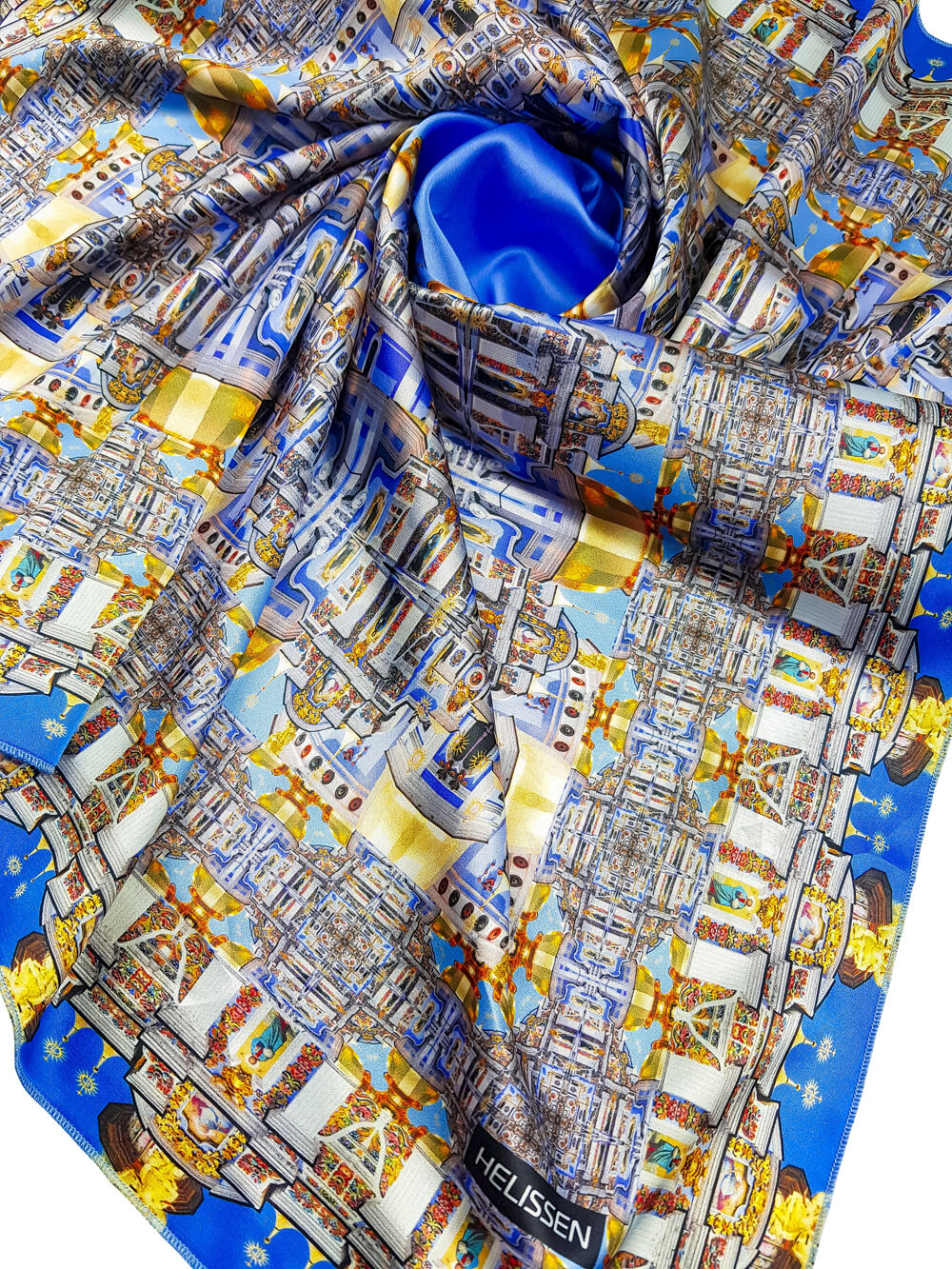 Silk Headscarf (St. Michael's Cathedral circle) for sale