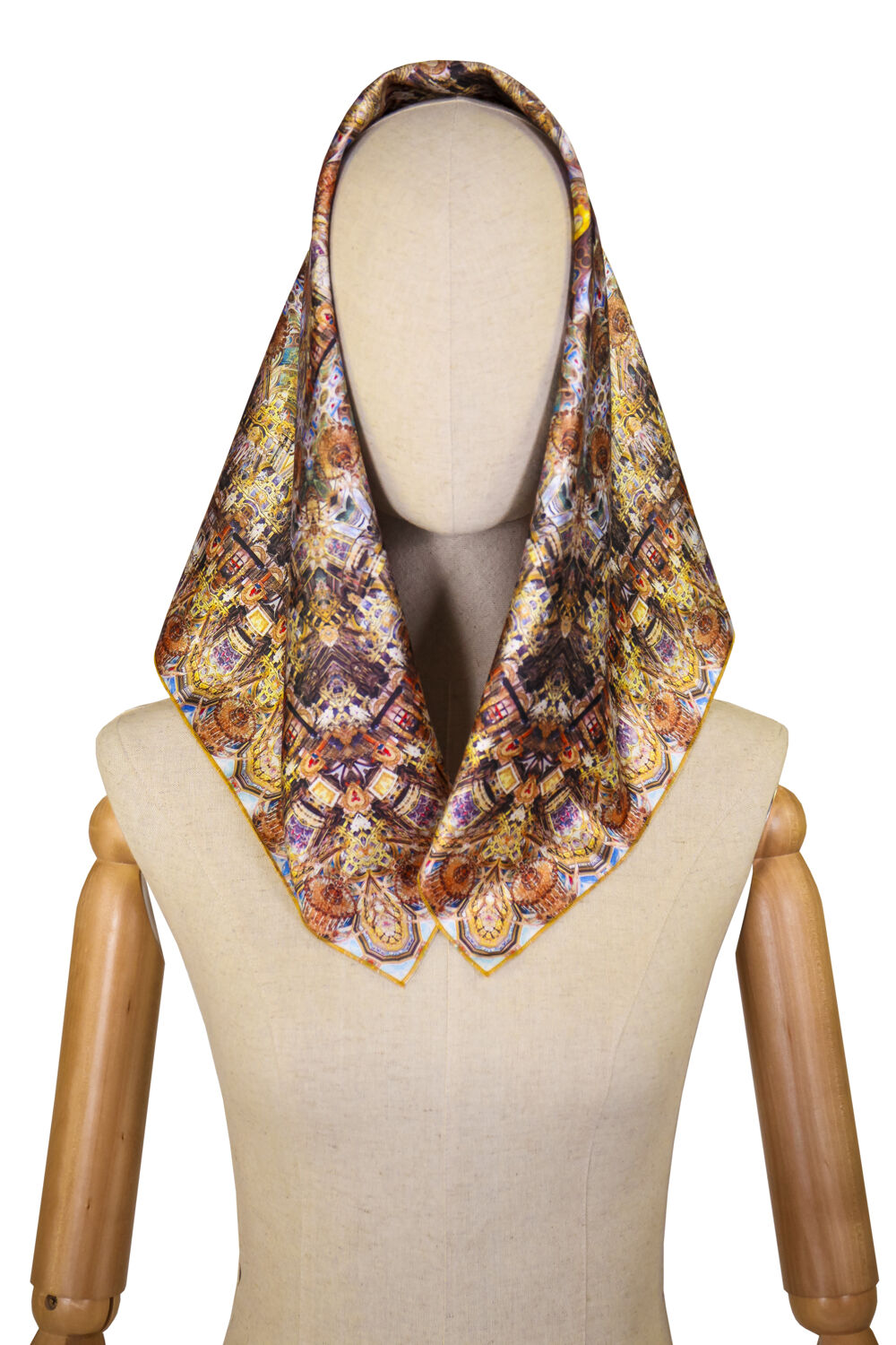 Silk Head Scarf (Pochayiv Lavra 4 designs)