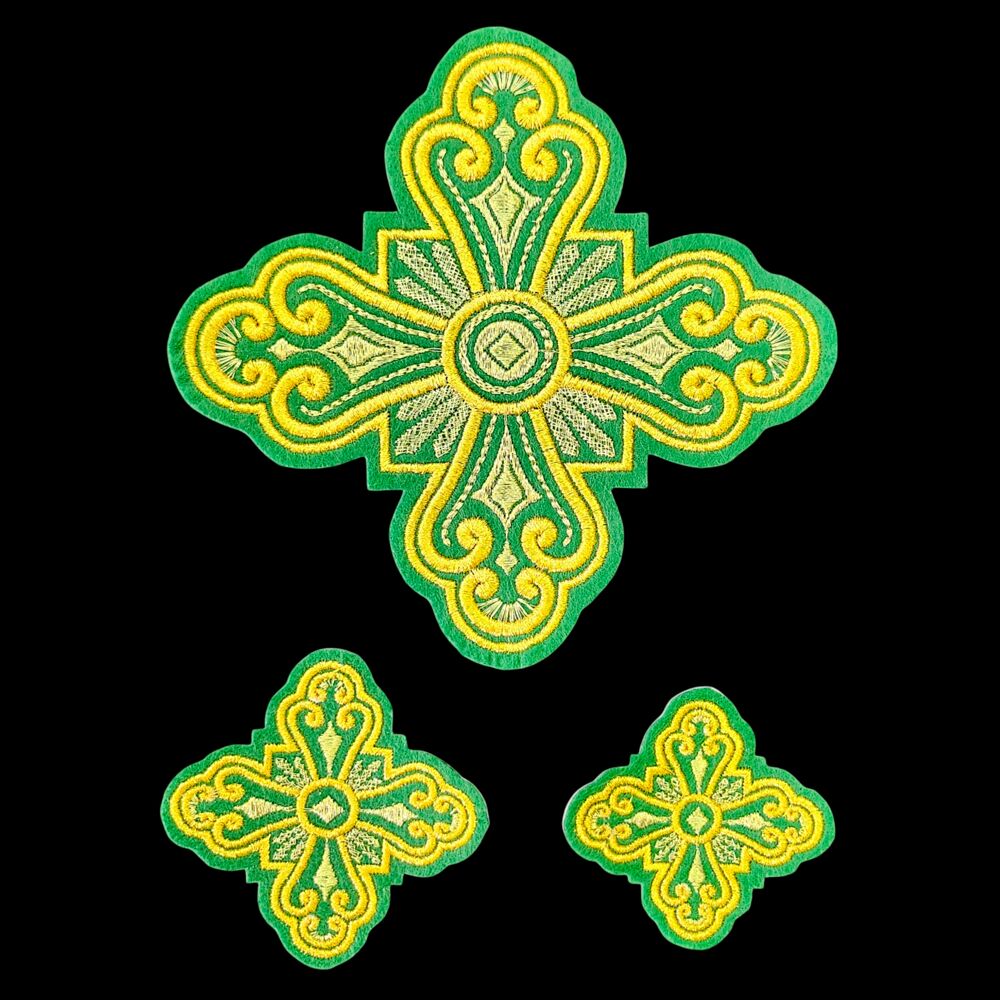 Protodeacon's embroidered crosses for vestments (Vvedensky)