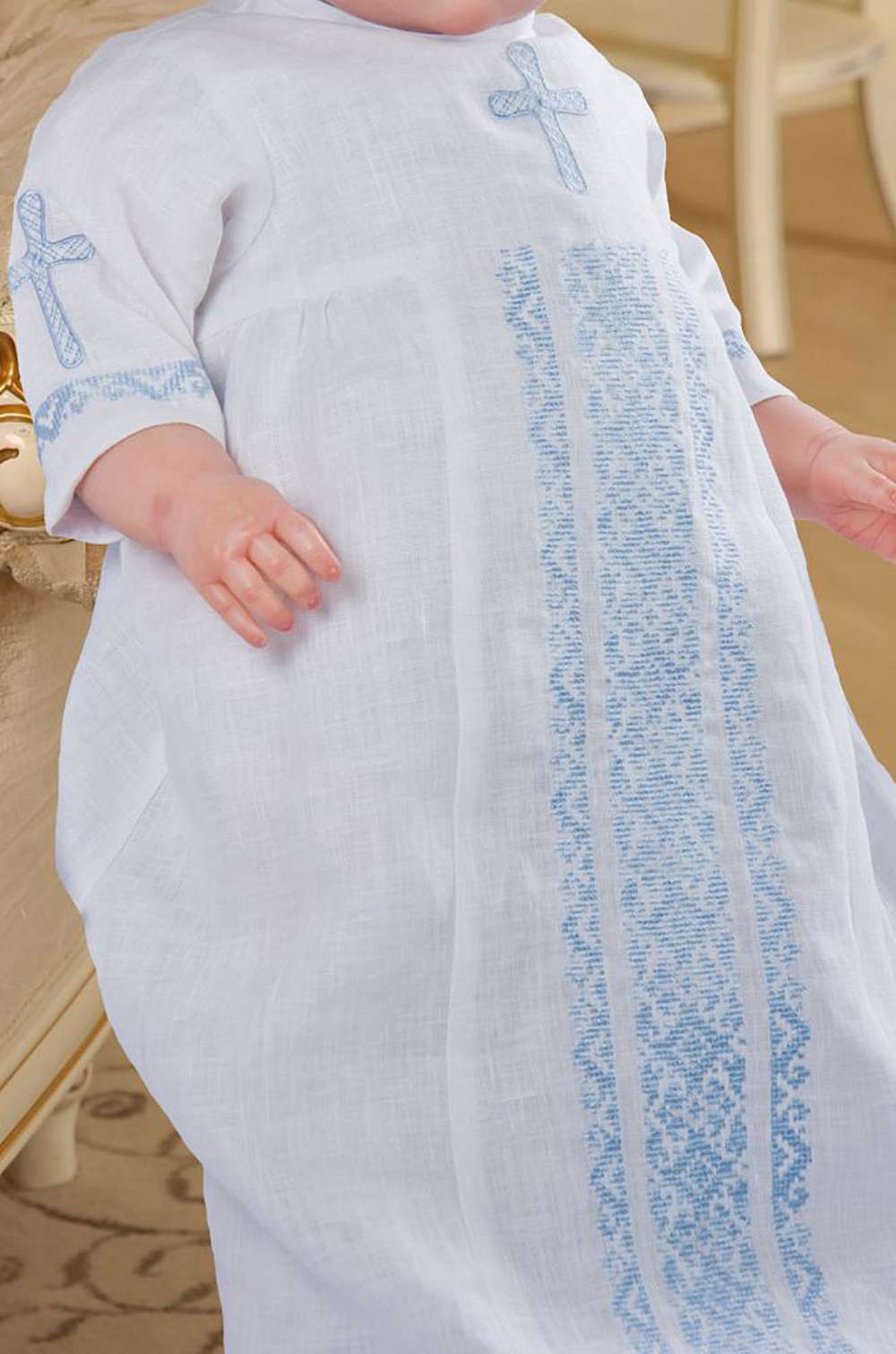 Baptism, christening set (Chrism) for boy Orthodox