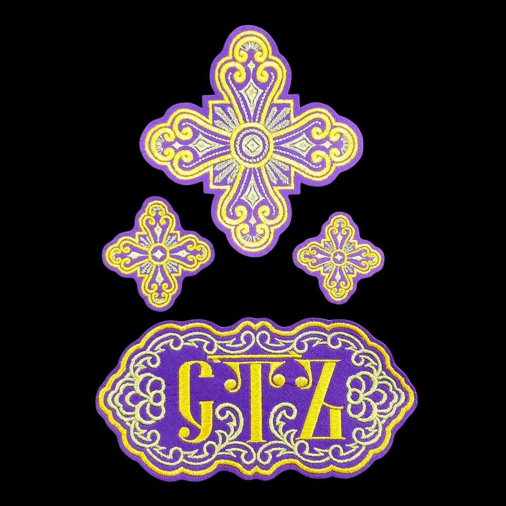 (The Entry) Set of Crosses for Protodeacon Vestment