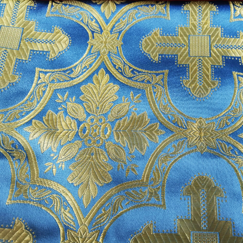 Church silk for vestments (Emmanuel)