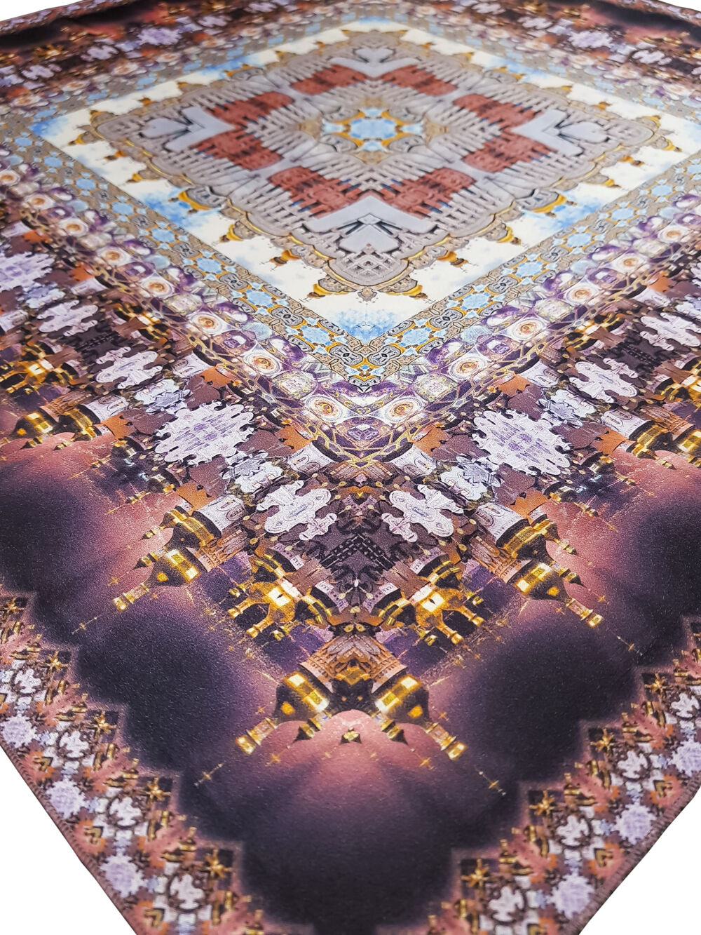 Silk Head Scarf (Kyiv Pechersk Lavra day and night) liturgical vestments