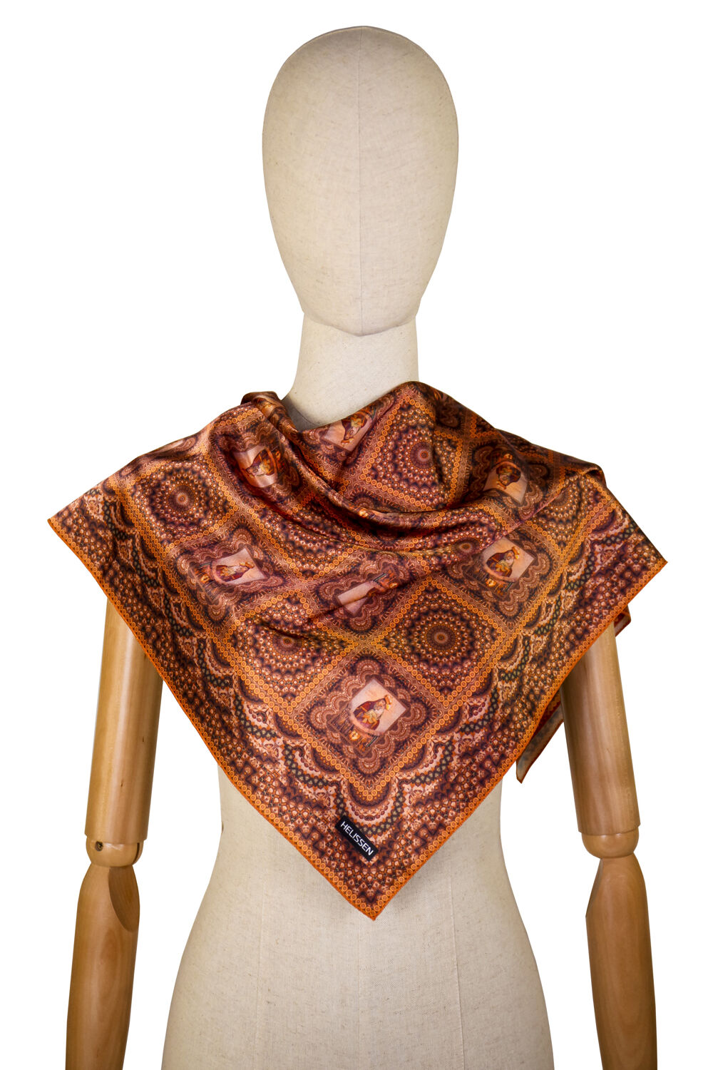 Silk Head Scarf (St. Elijah's Church icon)