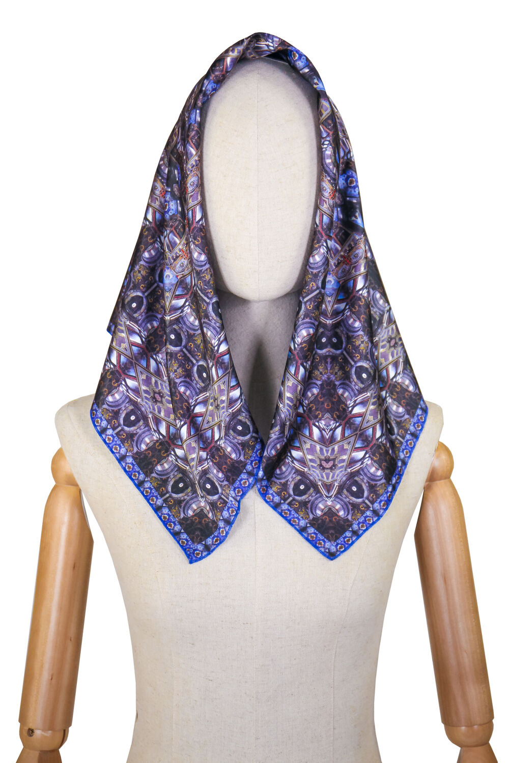Silk Head Scarf (Kyiv Pechersk Lavra black) church vestments