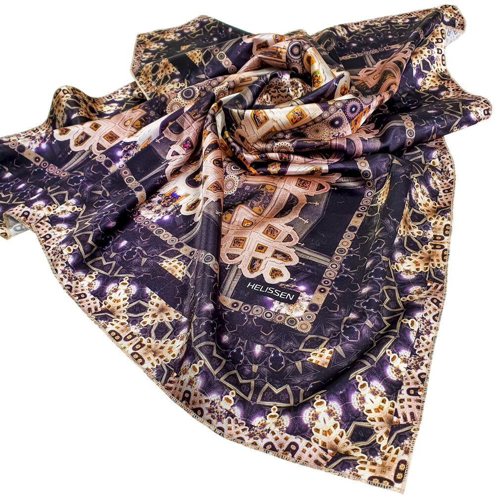Silk Headscarf (St. Elijah's Church white) buy