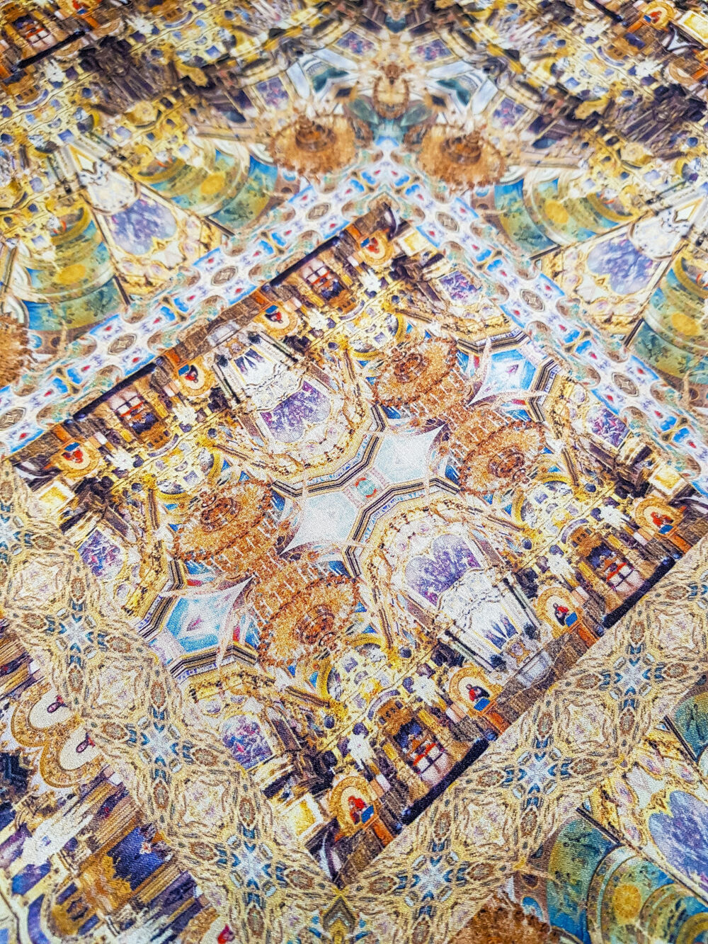 Silk Head Scarf (Pochayiv Lavra 4 designs) liturgical vestments