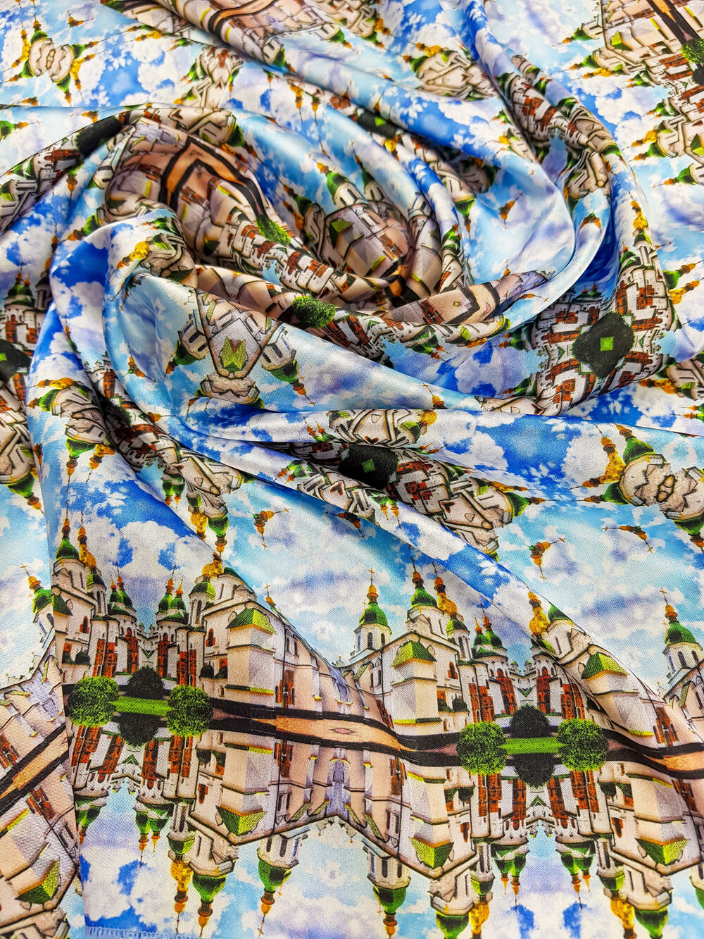 Silk Headscarf (Saint Sophia Cathedral sky) buy