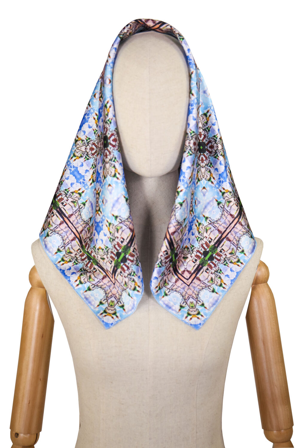 Silk Headscarf (Saint Sophia Cathedral sky) liturgical vestments