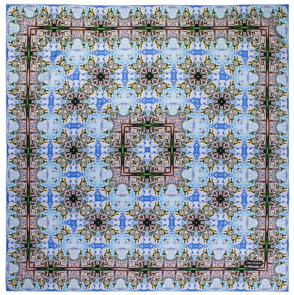 Silk Headscarf (Saint Sophia Cathedral sky) for sale