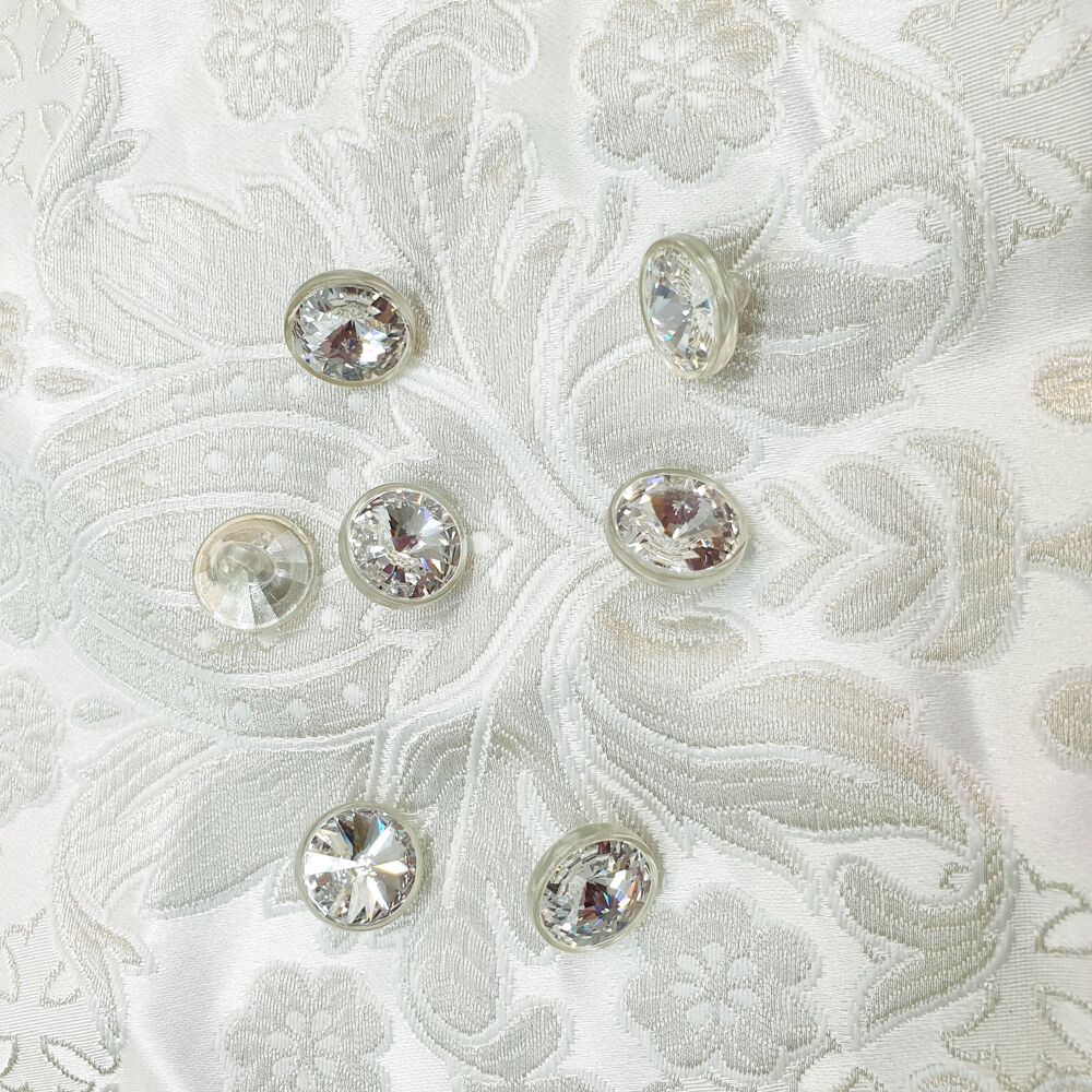 Ґудзики Swarovski для облачення (білі) купити