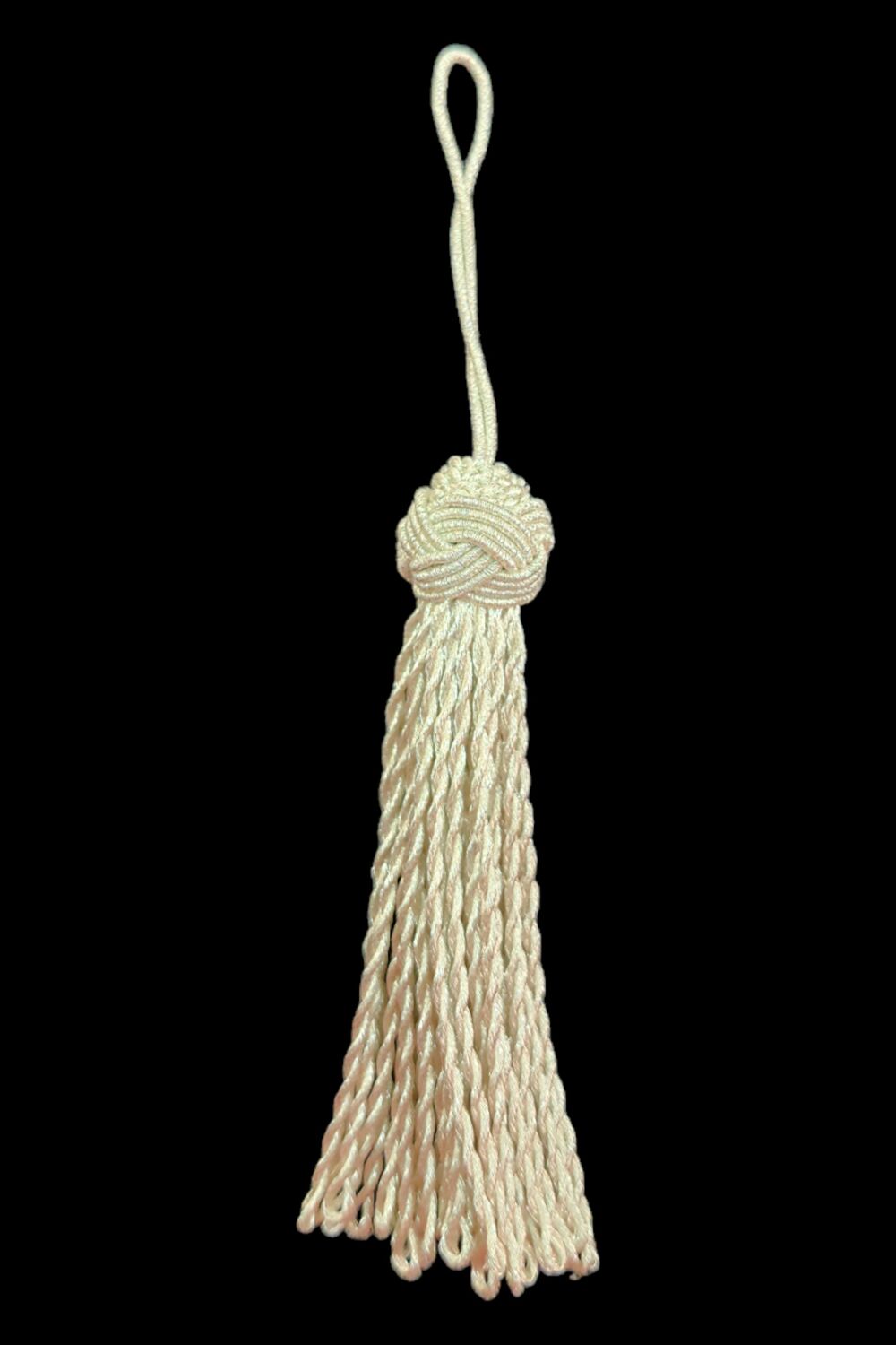 Tassel for Epigonation (Twist) light silver