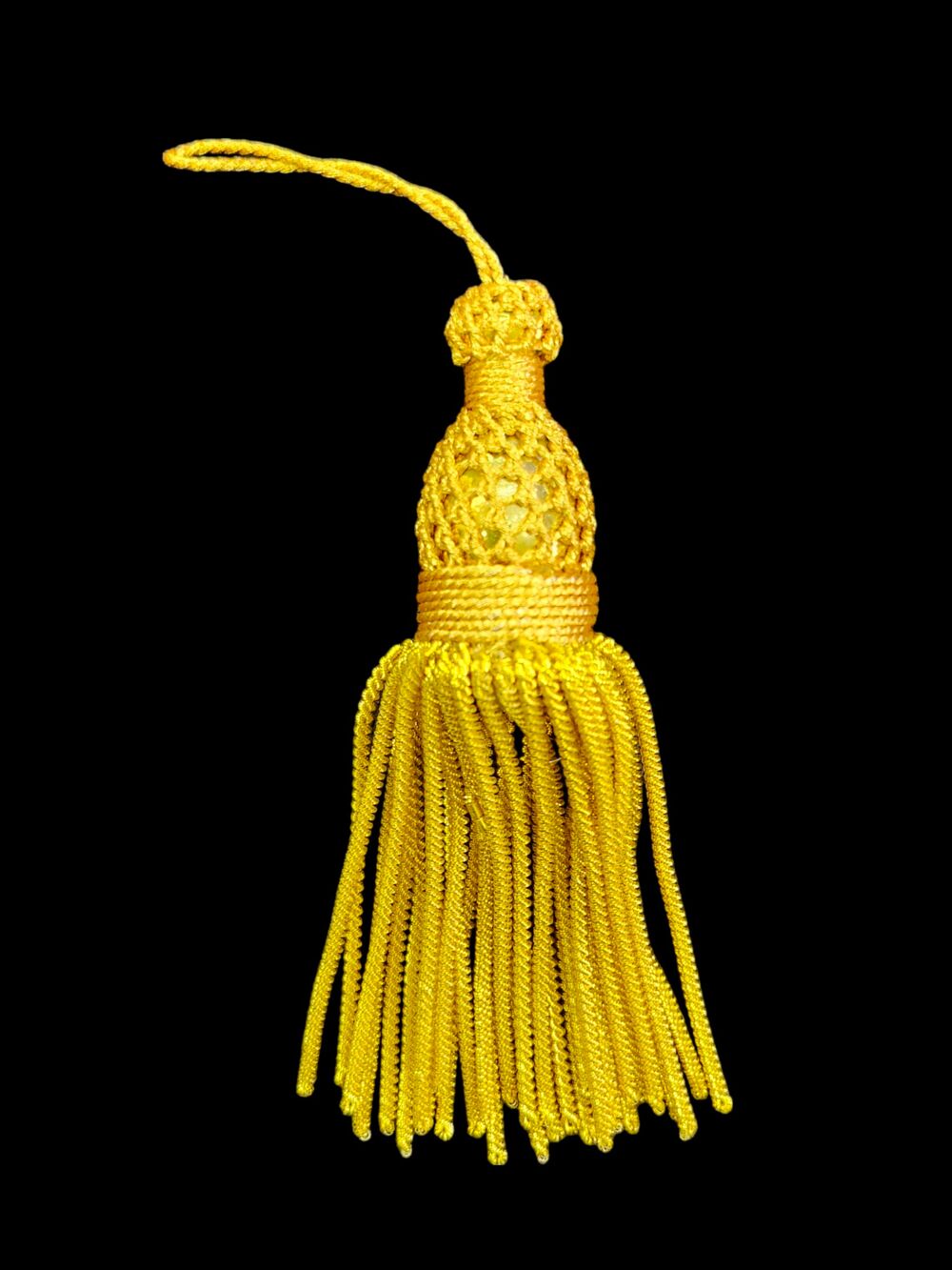 Tassel from metallic gimp thread for bishops' vestments