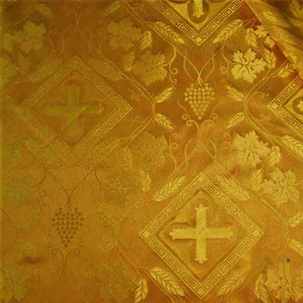 Church fabric for temple vestments (Vine)