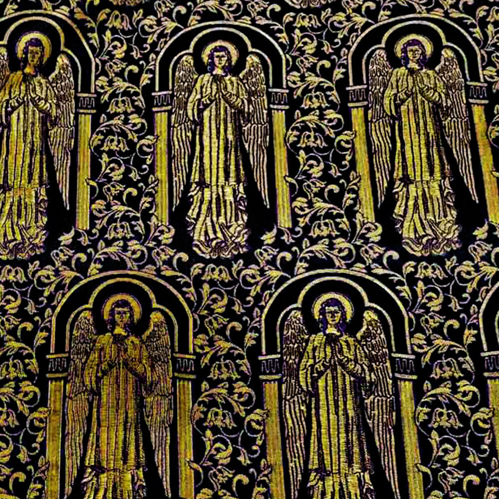 Liturgical fabric for vestments  (Angels in the Temple)