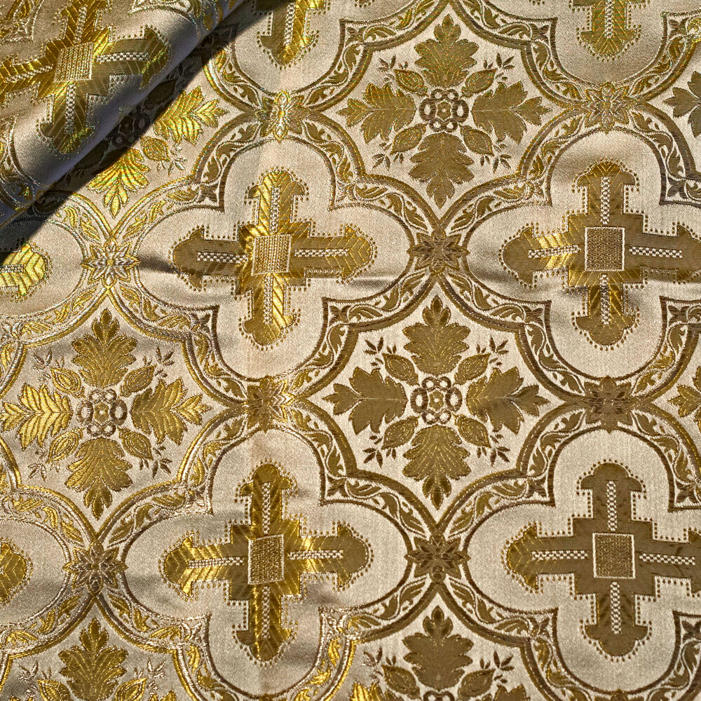 Greek Fabric white (Patronal Cross)