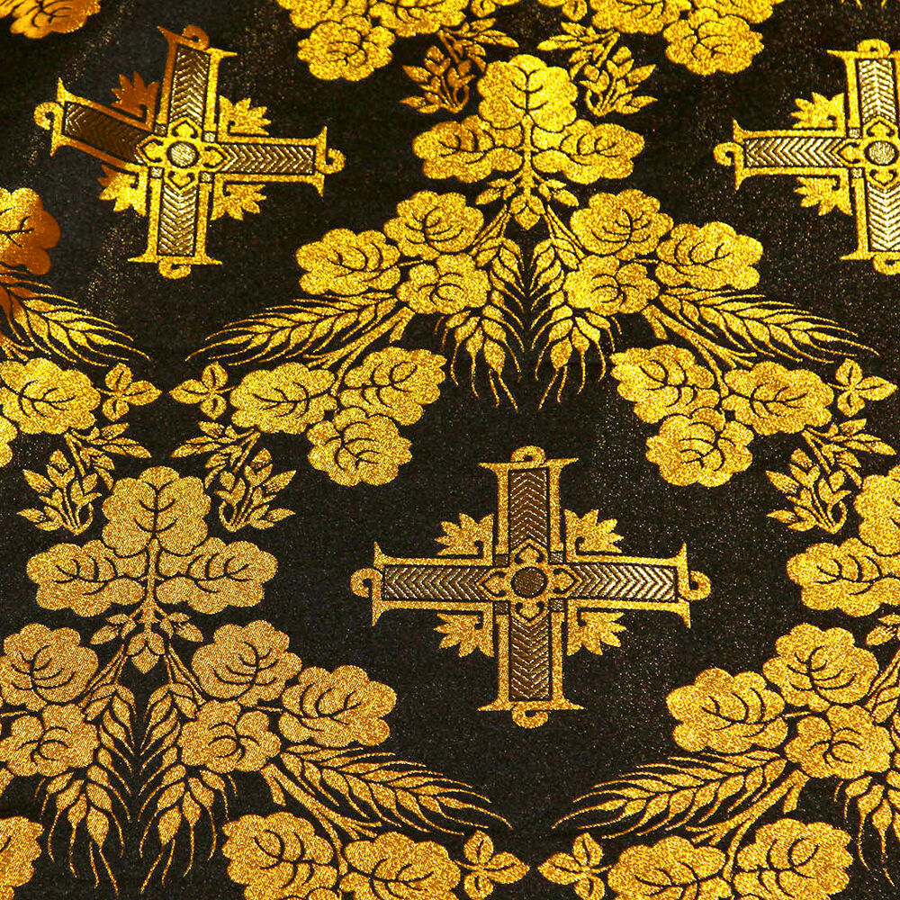 Greek Fabric black (Golden Spike)