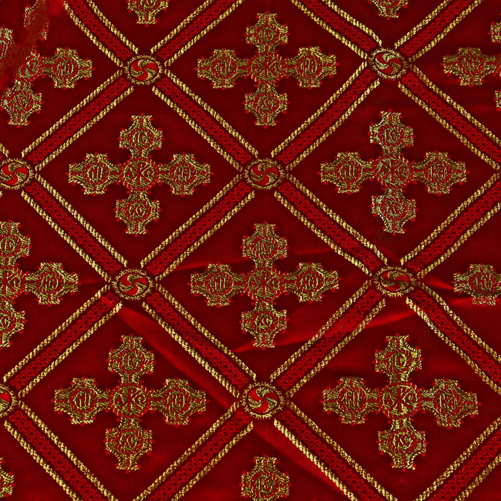 Greek Fabric darkred (Uglich)