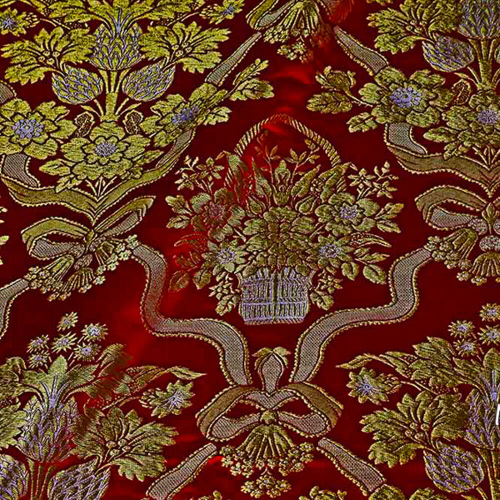 Greek Fabric red (Gloxinia)