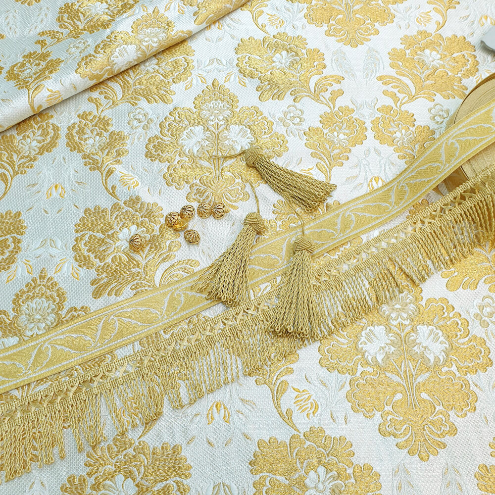 Fabric white (Yefrosinya) buy